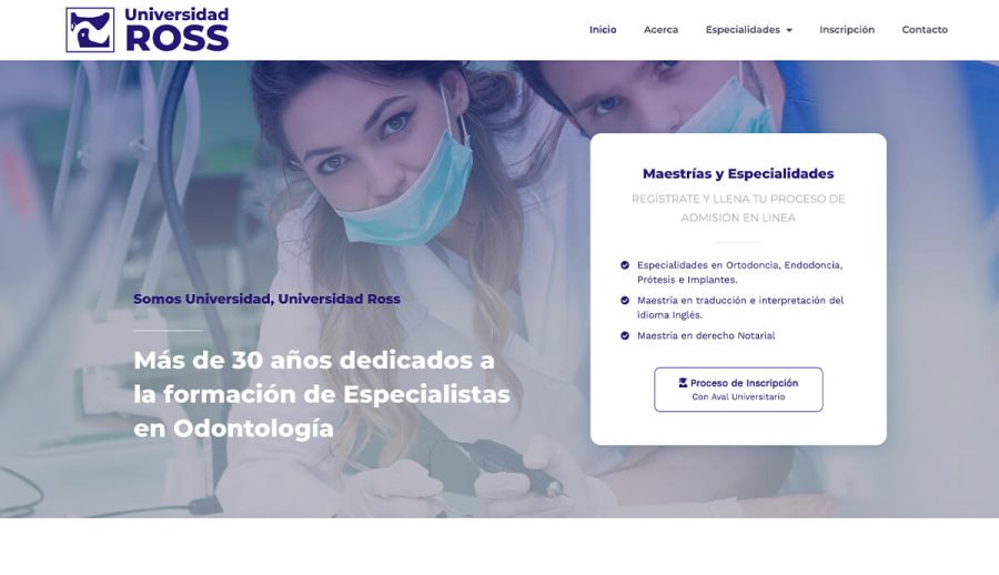 Universidad Ross - Marc Consultores Web